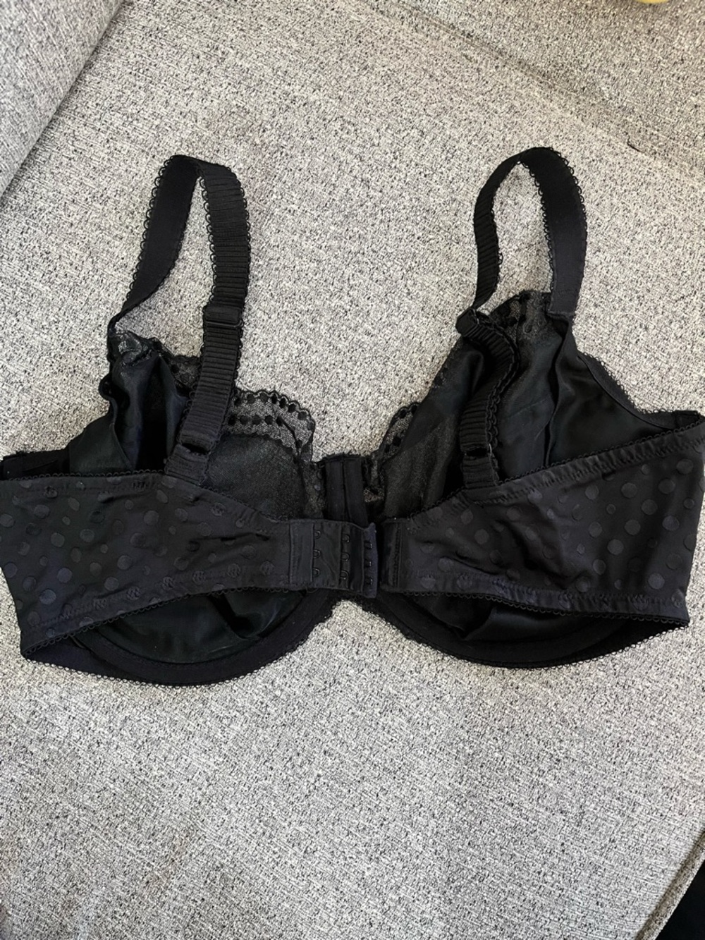 Wacoal Black Lace & Dot Underwire Bra
